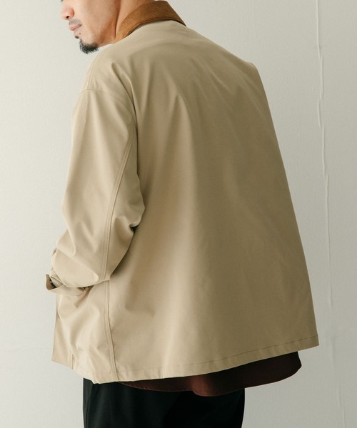 ITEMS URBANRESEARCH（アイテムズ アーバンリサーチ）の「トラッドスタイル ハンティングジャケット（ブルゾン・メンズ・カーキ/ブラック/ベージュ・MEDIUM/LARGE）」の4枚目の写真