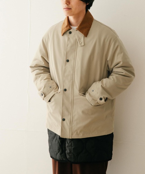 ITEMS URBANRESEARCH（アイテムズ アーバンリサーチ）の「トラッドスタイル ハンティングジャケット（ブルゾン・メンズ・カーキ/ブラック/ベージュ・MEDIUM/LARGE）」の12枚目の写真