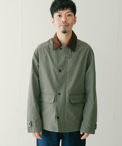 ITEMS URBANRESEARCH（アイテムズ アーバンリサーチ）の「トラッドスタイル ハンティングジャケット（ブルゾン・メンズ・カーキ/ブラック/ベージュ・MEDIUM/LARGE）」の14枚目の写真