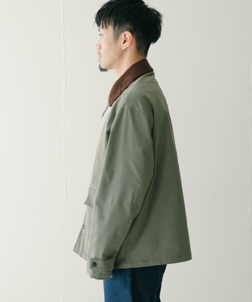 ITEMS URBANRESEARCH（アイテムズ アーバンリサーチ）の「トラッドスタイル ハンティングジャケット（ブルゾン・メンズ・カーキ/ブラック/ベージュ・MEDIUM/LARGE）」の15枚目の写真