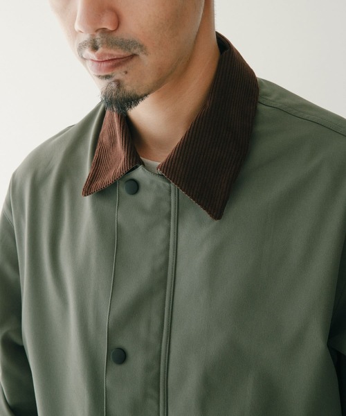 ITEMS URBANRESEARCH（アイテムズ アーバンリサーチ）の「トラッドスタイル ハンティングジャケット（ブルゾン・メンズ・カーキ/ブラック/ベージュ・MEDIUM/LARGE）」の17枚目の写真