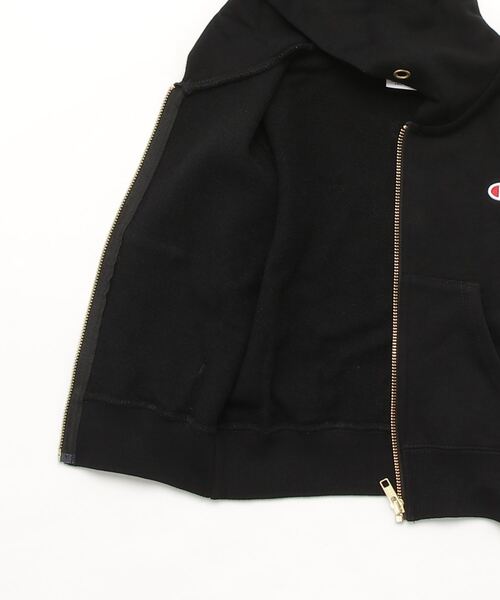 Champion（チャンピオン）の「CHAMPION/チャンピオン キッズ パーカー FZ CK-T103 CK-T103（パーカー・キッズ・ブラック/グレー・100cm/110cm/120cm/140cm/150cm/160cm/130cm）」の4枚目の写真