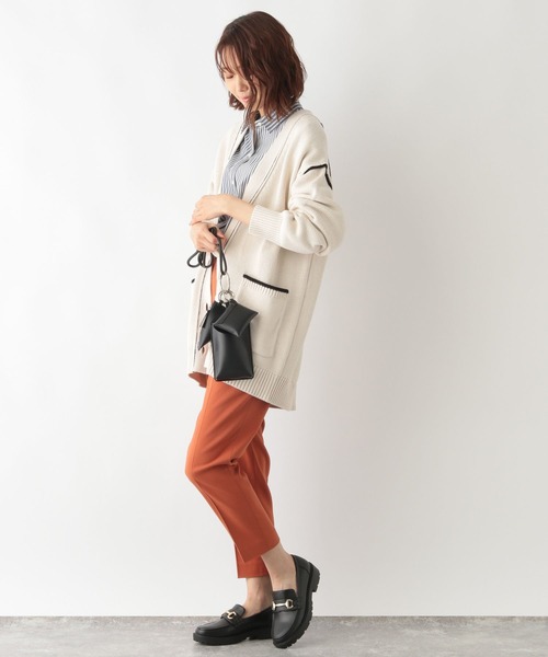 GLOBAL WORK（グローバルワーク）の「アウトリンキングニュアンスカーディガン/295812（カーディガン/ボレロ・レディース・ブラウン/ピンク/グリーン/アイボリー/オレンジ・MEDIUM/LARGE）」の22枚目の写真