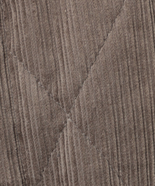 ONIGIRI（オニギリ）の「コーデュロイ　キルティングブルゾン（ブルゾン・レディース・ベージュ/ブラウン・FREE）」の17枚目の写真