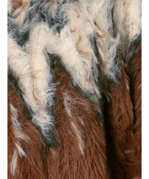 MURUA（ムルーア）の「フェザーノルディックニット（ニット/セーター・レディース・ブラウン/グレー/アイボリー・FREE）」の15枚目の写真