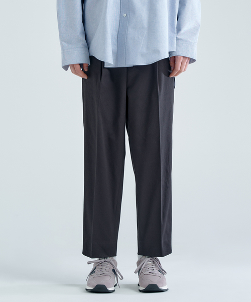 417 EDIFICE（フォーワンセブンエディフィス）の「【allery / アレリ―】 Cotton Slacks リラックス（スラックス・メンズ・ブラック/カーキ/キャメル・SMALL/MEDIUM/LARGE）」の12枚目の写真