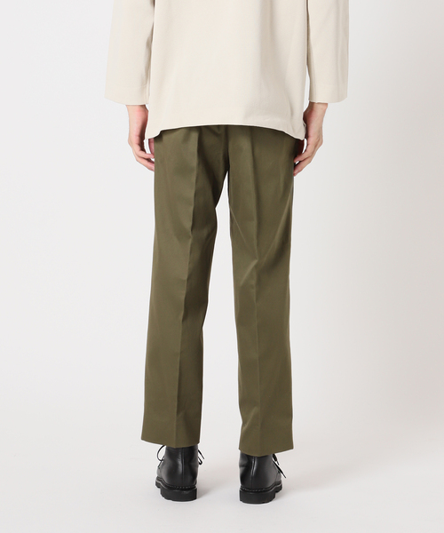 417 EDIFICE（フォーワンセブンエディフィス）の「【allery / アレリ―】 Cotton Slacks リラックス（スラックス・メンズ・ブラック/カーキ/キャメル・SMALL/MEDIUM/LARGE）」の18枚目の写真