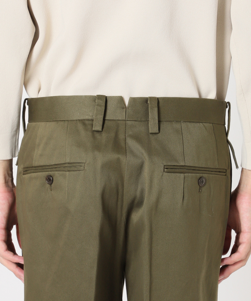 417 EDIFICE（フォーワンセブンエディフィス）の「【allery / アレリ―】 Cotton Slacks リラックス（スラックス・メンズ・ブラック/カーキ/キャメル・SMALL/MEDIUM/LARGE）」の5枚目の写真
