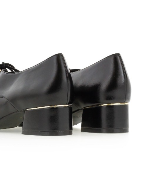 RANDA(ランダ)の「晴雨兼用 スクエアトゥレースアップシューズ(ドレスシューズ・レディース・ブラック/アイボリー/ピンクベージュ・M/L/LL/S)」の12枚目の写真