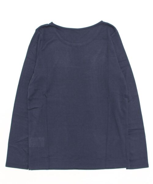 and it_(アンドイット)の「Uネックプルオーバー(Tシャツ/カットソー・レディース・ブラック/グレイッシュベージュ/ブラウン/チャコール/ネイビー・M-L)」の16枚目の写真