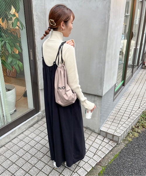 feepur(フェピュール)の「【ハンドウォッシャブル】メランジリブハイネックニット(ニット/セーター・レディース・ブラウン/チャコールグレー/ブルー/アイボリー・MEDIUM)」の17枚目の写真