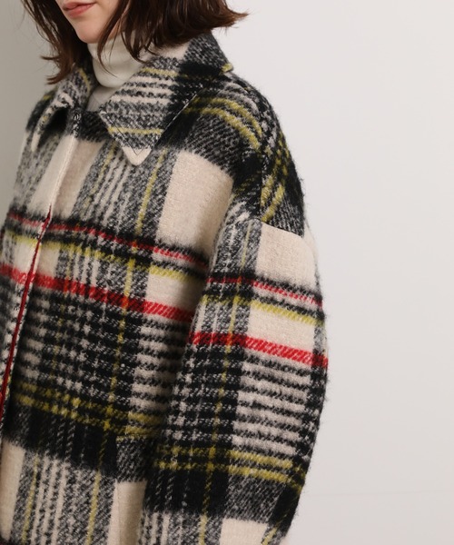 Maison de Beige（メゾンドベージュ）の「ループチェックステンカラーコート（ステンカラーコート・レディース・その他3・9号）」の13枚目の写真