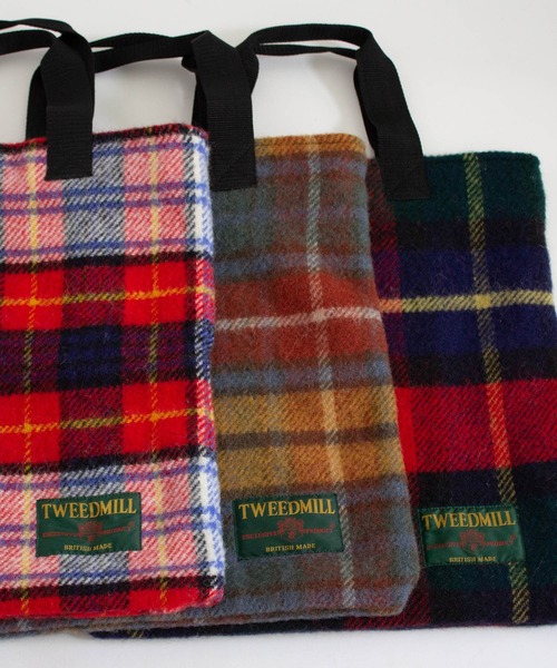 TWEED MILL(ツイードミル)の「【TWEED MILL (ツイードミル)】ブランケットトート・S(トートバッグ・レディース・グリーン系その他/イエロー系その他/レッド系その他・S)」の12枚目の写真