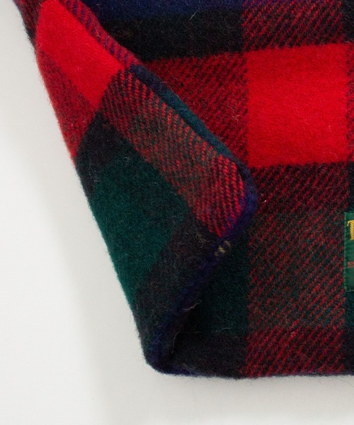 TWEED MILL(ツイードミル)の「【TWEED MILL (ツイードミル)】ブランケットトート・S(トートバッグ・レディース・グリーン系その他/イエロー系その他/レッド系その他・S)」の5枚目の写真