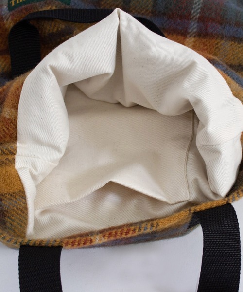 TWEED MILL(ツイードミル)の「【TWEED MILL (ツイードミル)】ブランケットトート・S(トートバッグ・レディース・グリーン系その他/イエロー系その他/レッド系その他・S)」の10枚目の写真