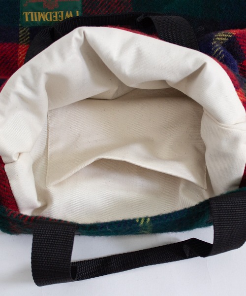 TWEED MILL(ツイードミル)の「【TWEED MILL (ツイードミル)】ブランケットトート・S(トートバッグ・レディース・グリーン系その他/イエロー系その他/レッド系その他・S)」の6枚目の写真