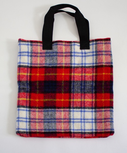 TWEED MILL(ツイードミル)の「【TWEED MILL (ツイードミル)】ブランケットトート・S(トートバッグ・レディース・グリーン系その他/イエロー系その他/レッド系その他・S)」の13枚目の写真