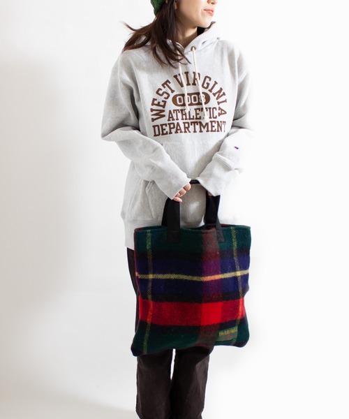 TWEED MILL(ツイードミル)の「【TWEED MILL (ツイードミル)】ブランケットトート・S(トートバッグ・レディース・グリーン系その他/イエロー系その他/レッド系その他・S)」の22枚目の写真