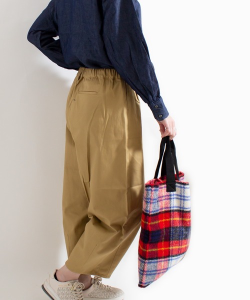 TWEED MILL(ツイードミル)の「【TWEED MILL (ツイードミル)】ブランケットトート・S(トートバッグ・レディース・グリーン系その他/イエロー系その他/レッド系その他・S)」の20枚目の写真