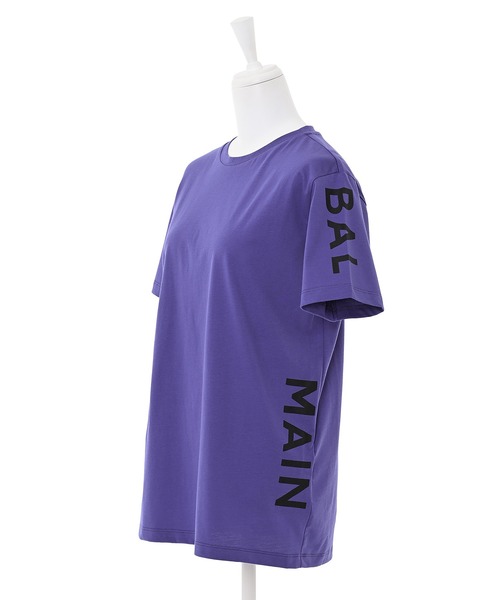 BALMAIN(バルマン)の「【BALMAIN KIDS】サイドTシャツ(Tシャツ/カットソー・レディース・ブルー/ホワイト/ブラック・16Y/14Y)」の3枚目の写真