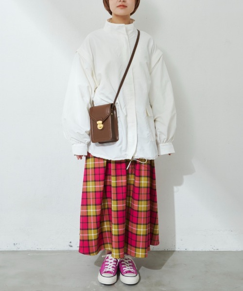 MERLOT（メルロー）の「2wayマウンテンパーカー（マウンテンパーカー・レディース・ブラック/オフホワイト・FREE）」の8枚目の写真