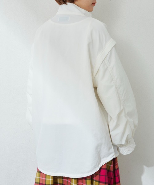 MERLOT（メルロー）の「2wayマウンテンパーカー（マウンテンパーカー・レディース・ブラック/オフホワイト・FREE）」の7枚目の写真