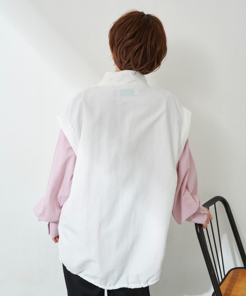 MERLOT（メルロー）の「2wayマウンテンパーカー（マウンテンパーカー・レディース・ブラック/オフホワイト・FREE）」の18枚目の写真