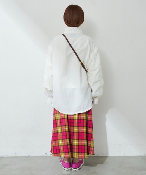 MERLOT（メルロー）の「2wayマウンテンパーカー（マウンテンパーカー・レディース・ブラック/オフホワイト・FREE）」の10枚目の写真