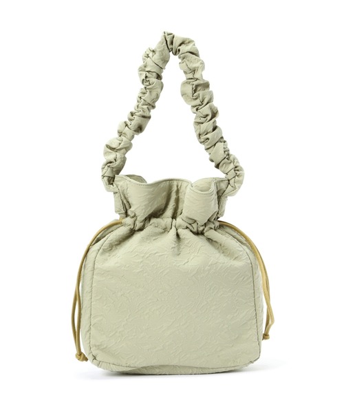 FREE'S MART（フリーズマート）の「◆巾着トート（トートバッグ・レディース・ブラック/ホワイト/グリーン・ﾌﾘ-）」の3枚目の写真