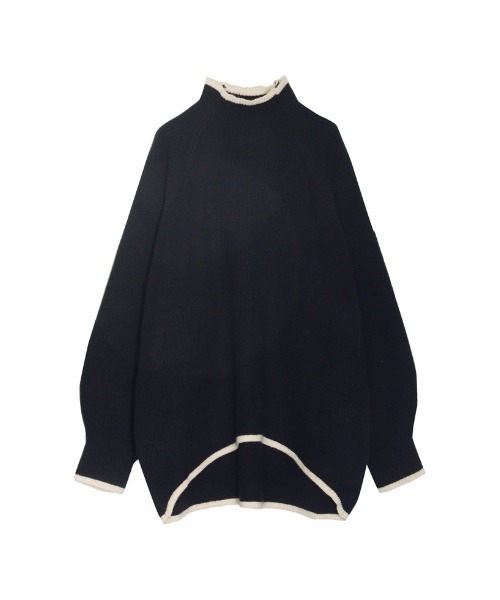 Re:EDIT(リエディ)の「アルパカタッチハイネック起毛配色ニットボリュームスリーブトップス(ニット/セーター・レディース・チャコール/ホワイト系その他/ブラック/ホワイト系その他2/グレー/ブルー/モカ・MEDIUM/LARGE)」の10枚目の写真