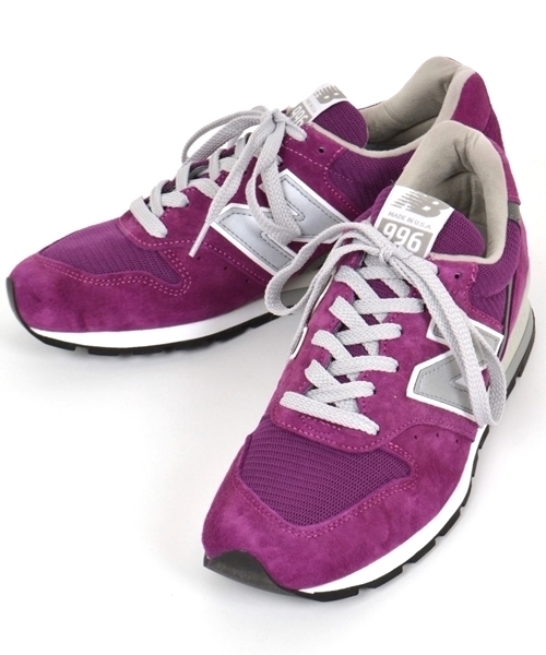 NEW BALANCE（ニューバランス）の「NEW BALANCE: M996■（スニーカー・メンズ・グレー/グリーン/パープル/ブルー・8/9.5/10/9/7.5/8.5/7）」の4枚目の写真
