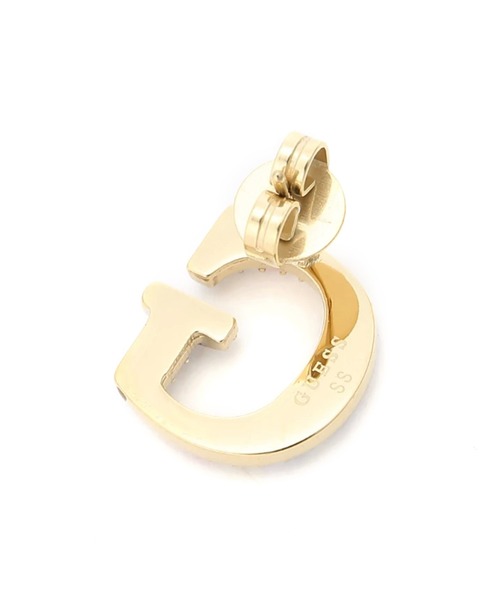 Guess（ゲス）の「CRYSTAL HARMONY 14mm Color Pave G Studs Pierce（ピアス（両耳用）・レディース・ゴールド系その他・ONE SIZE）」の3枚目の写真