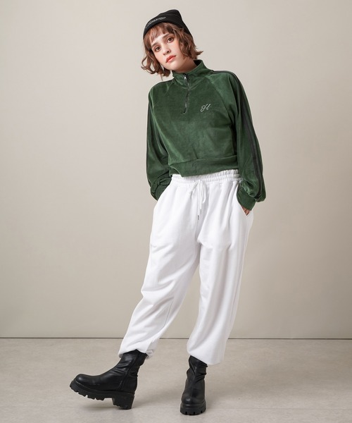 SPINNS（スピンズ）の「【セットアップ対応商品】HONEYロゴ ベロア素材  