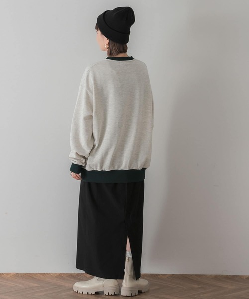 SENSE OF PLACE by URBAN RESEARCH(センスオブプレイスバイアーバンリサーチ)の「『別注』TeddyBear×SENSE OF PLACE テディベアリンガースウェット(スウェット・メンズ・ナチュラル/ネイビー/オートミール・LARGE/MEDIUM)」の9枚目の写真
