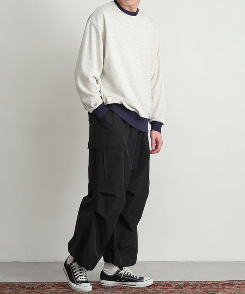 SENSE OF PLACE by URBAN RESEARCH(センスオブプレイスバイアーバンリサーチ)の「『別注』TeddyBear×SENSE OF PLACE テディベアリンガースウェット(スウェット・メンズ・ナチュラル/ネイビー/オートミール・LARGE/MEDIUM)」の22枚目の写真