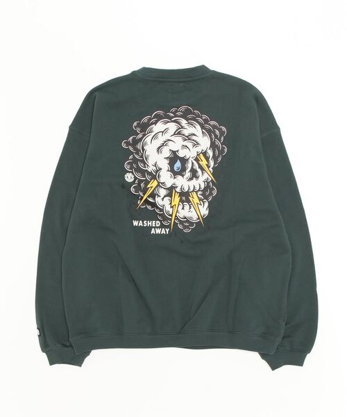 ELEMENT(エレメント)の「ELEMENT メンズ 【TIMBER!】 TIMBER! STORMY CREW トレーナー 【2023年春夏モデル】/エレメントスウェット(スウェット・メンズ・ブラック/グリーン系その他・LARGE/X-LARGE/MEDIUM)」の3枚目の写真