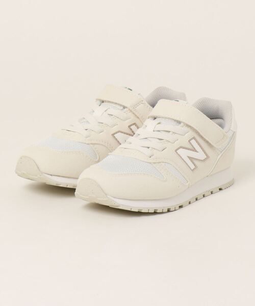 NEW BALANCE（ニューバランス）の「《New Balance》YV373（スニーカー・キッズ・ベージュ/ネイビー・18.0cm/19.5cm/22.0cm/23.5cm/17.0cm/21.0cm/17.5cm/24.0cm/20.5cm/22.5cm/23.0cm/20.0cm/18.5cm/21.5cm/19.0cm）」の2枚目の写真