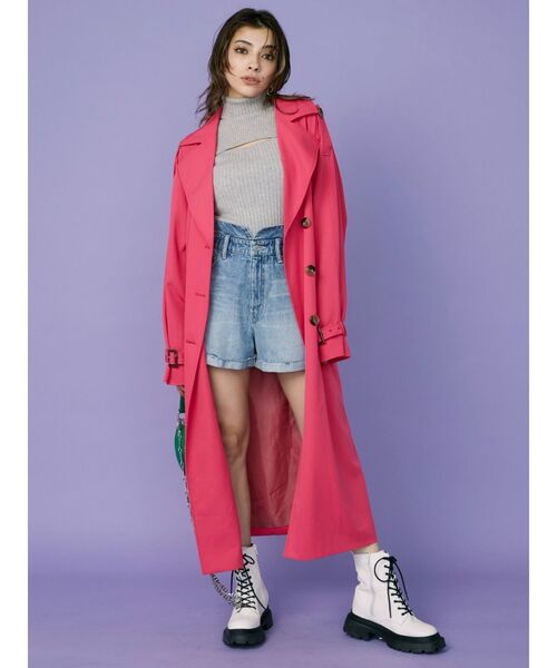 EVRIS（エヴリス）の「ダメージデニムショートパンツ（デニムパンツ・レディース・ホワイト/ブラック/ブルー・SMALL/MEDIUM）」の9枚目の写真