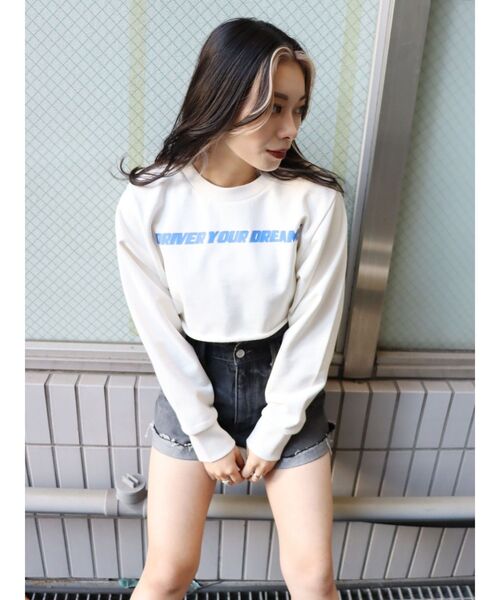 EVRIS（エヴリス）の「ダメージデニムショートパンツ（デニムパンツ・レディース・ホワイト/ブラック/ブルー・SMALL/MEDIUM）」の22枚目の写真
