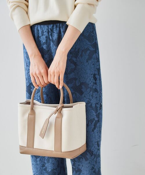 le.coeur blanc（ルクールブラン）の「パーテーショントート（トートバッグ・レディース・ブラック/シルバー/グレイッシュベージュ・FREE）」の16枚目の写真