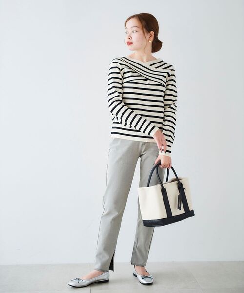 le.coeur blanc（ルクールブラン）の「パーテーショントート（トートバッグ・レディース・ブラック/シルバー/グレイッシュベージュ・FREE）」の17枚目の写真