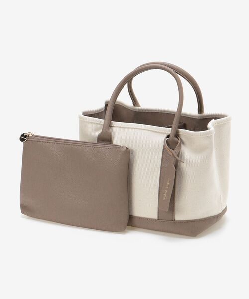 le.coeur blanc（ルクールブラン）の「パーテーショントート（トートバッグ・レディース・ブラック/シルバー/グレイッシュベージュ・FREE）」の21枚目の写真