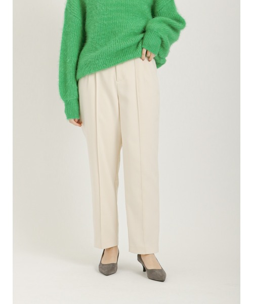 Te chichi（テチチ）の「ダブルクロスセンターシームテーパードパンツ（その他パンツ・レディース・ブラック/ベージュ/サックスブルー・SMALL/MEDIUM）」の3枚目の写真