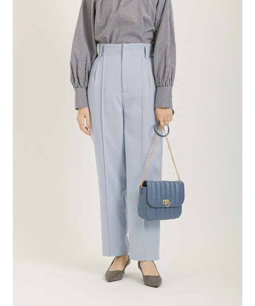 Te chichi（テチチ）の「ダブルクロスセンターシームテーパードパンツ（その他パンツ・レディース・ブラック/ベージュ/サックスブルー・SMALL/MEDIUM）」の10枚目の写真