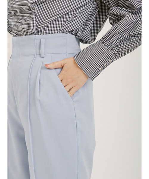 Te chichi（テチチ）の「ダブルクロスセンターシームテーパードパンツ（その他パンツ・レディース・ブラック/ベージュ/サックスブルー・SMALL/MEDIUM）」の13枚目の写真