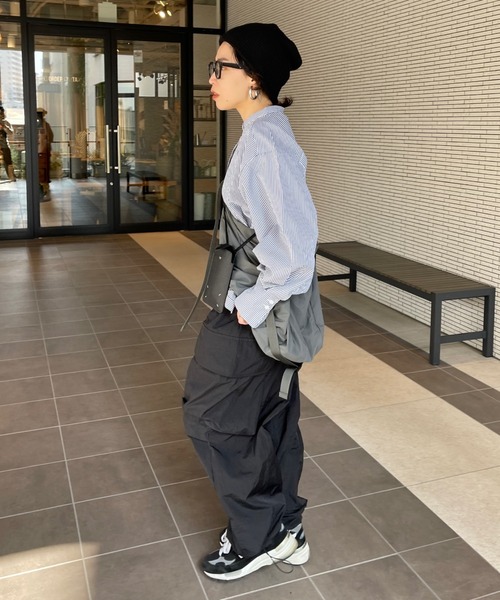 wee9s（ウィークス）の「buddy beanie / オールシーズン使えるマルチウェイバディビーニー,ニット帽（ニットキャップ/ビーニー・レディース・ブラック/アイボリー/グレー/ブルー/レッド/ダークグレー/ベビーピンク・FREE/SMALL/LARGE）」の13枚目の写真