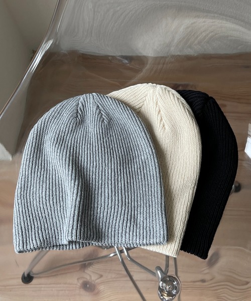 wee9s（ウィークス）の「buddy beanie / オールシーズン使えるマルチウェイバディビーニー,ニット帽（ニットキャップ/ビーニー・レディース・ブラック/アイボリー/グレー/ブルー/レッド/ダークグレー/ベビーピンク・FREE/SMALL/LARGE）」の8枚目の写真