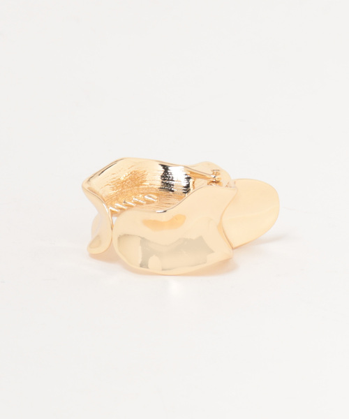 LOWRYS FARM(ローリーズファーム)の「サークルバンス 190726(バレッタ/ヘアクリップ・レディース・シルバー/ゴールド/キャメル/ベージュ・FREE)」の8枚目の写真