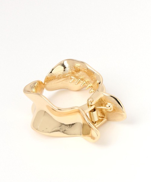 LOWRYS FARM(ローリーズファーム)の「サークルバンス 190726(バレッタ/ヘアクリップ・レディース・シルバー/ゴールド/キャメル/ベージュ・FREE)」の12枚目の写真