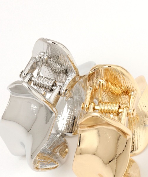 LOWRYS FARM(ローリーズファーム)の「サークルバンス 190726(バレッタ/ヘアクリップ・レディース・シルバー/ゴールド/キャメル/ベージュ・FREE)」の11枚目の写真